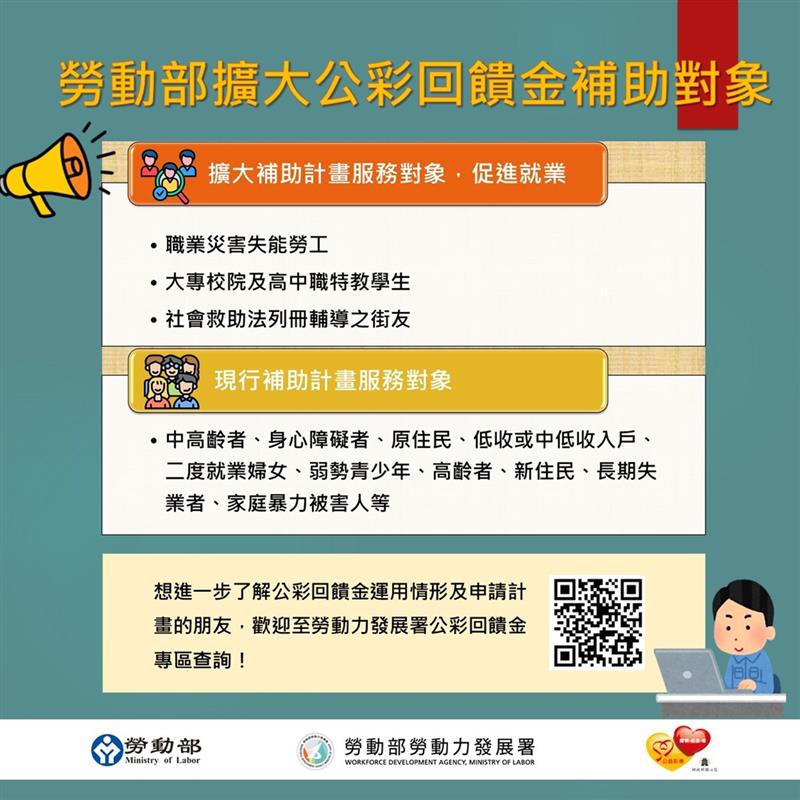 勞動部擴大服務對象 公私協力促進弱勢者就業, JANG SHINN 中信法律事務所